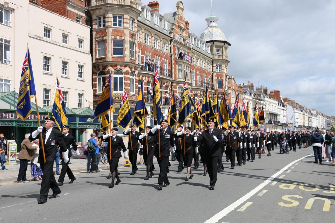 Armed Forces Day Parade Weymouth 21st June 2015 Scenes beyond the Rails